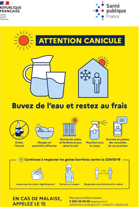 Affiches prévention canicule