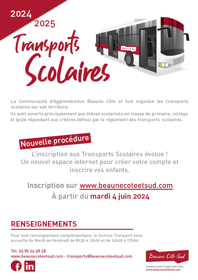 Transports scolaires 2024-2025