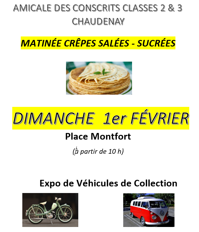 Matinée crêpes dimanche 1er février 2026